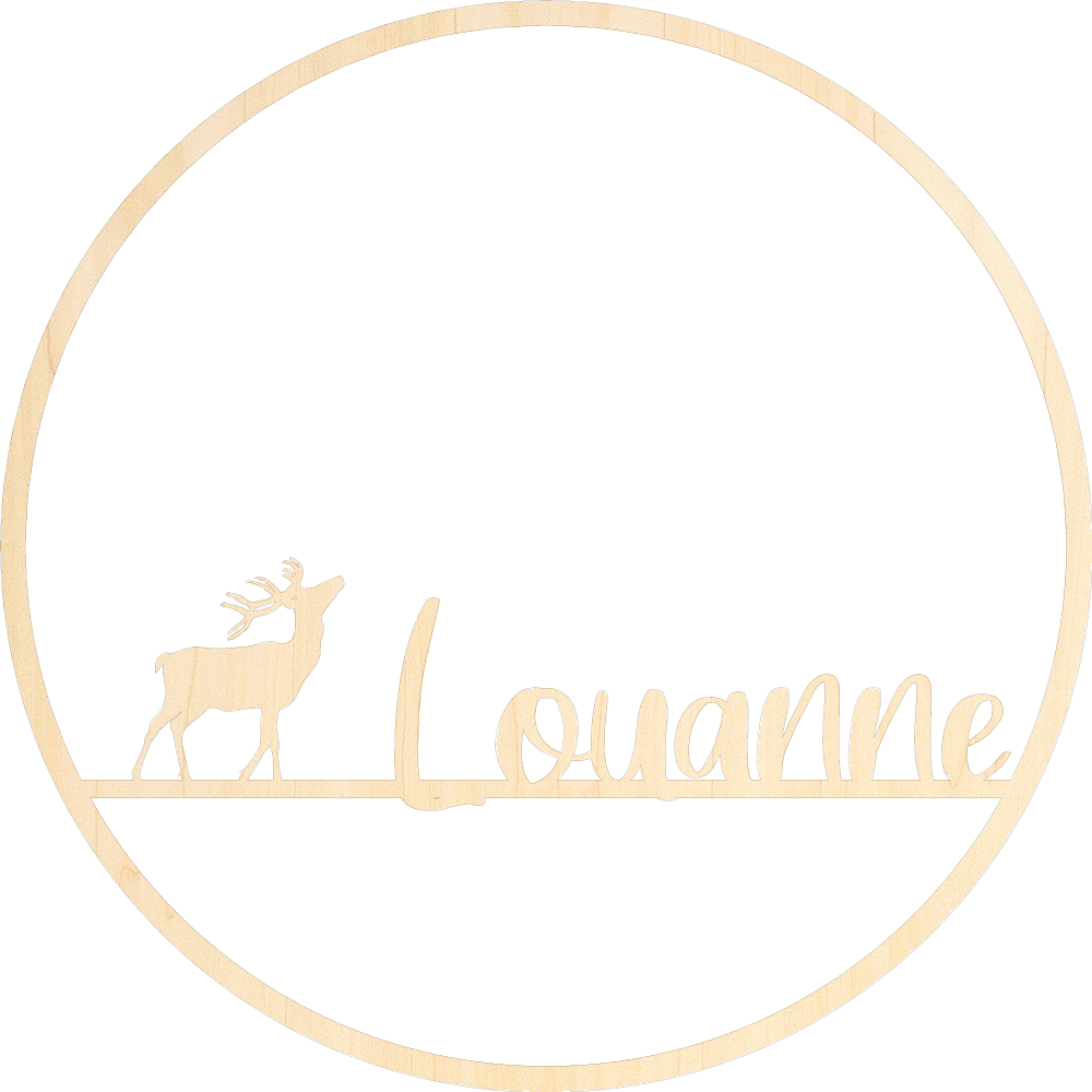 Gepersonaliseerde Hoepel 'Louanne'