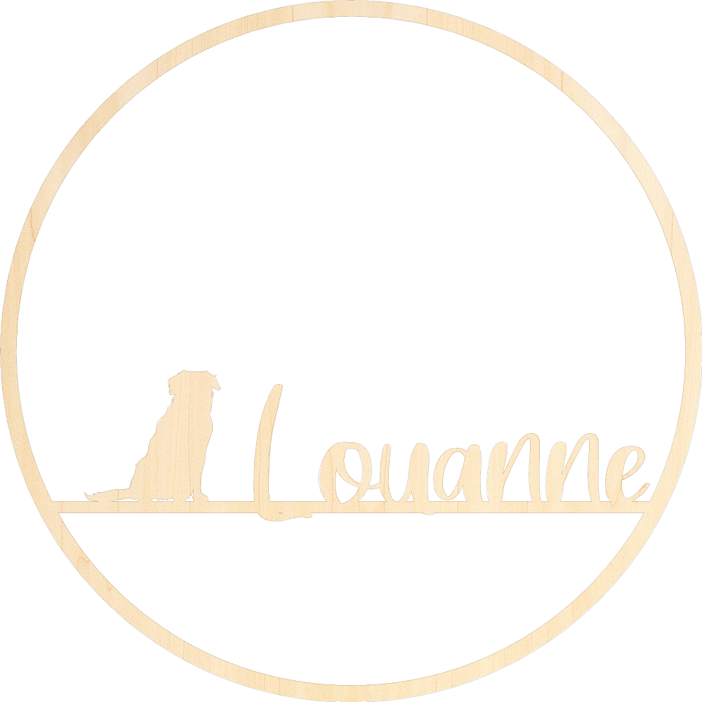 Gepersonaliseerde Hoepel 'Louanne'
