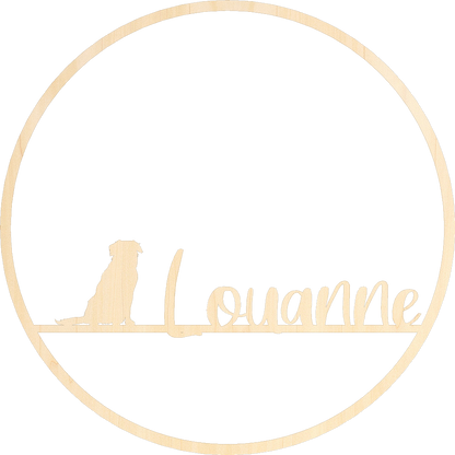 Gepersonaliseerde Hoepel 'Louanne'