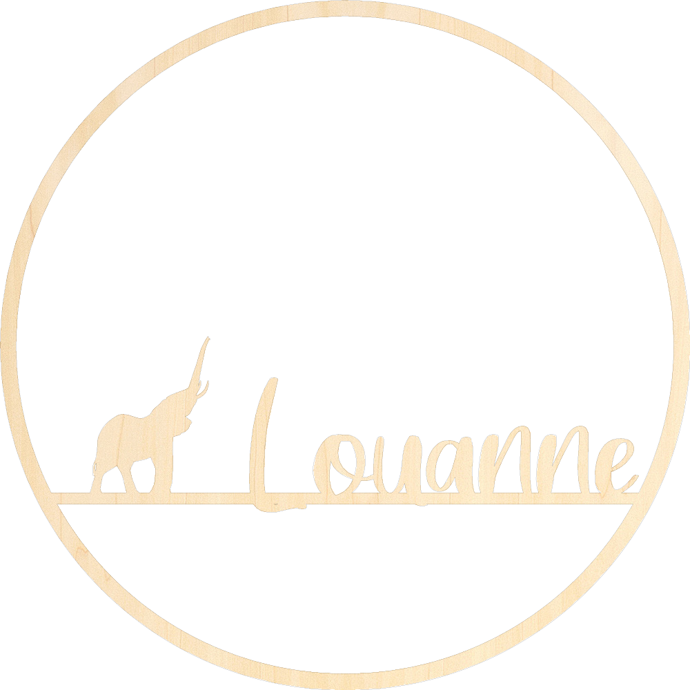 Gepersonaliseerde Hoepel 'Louanne'