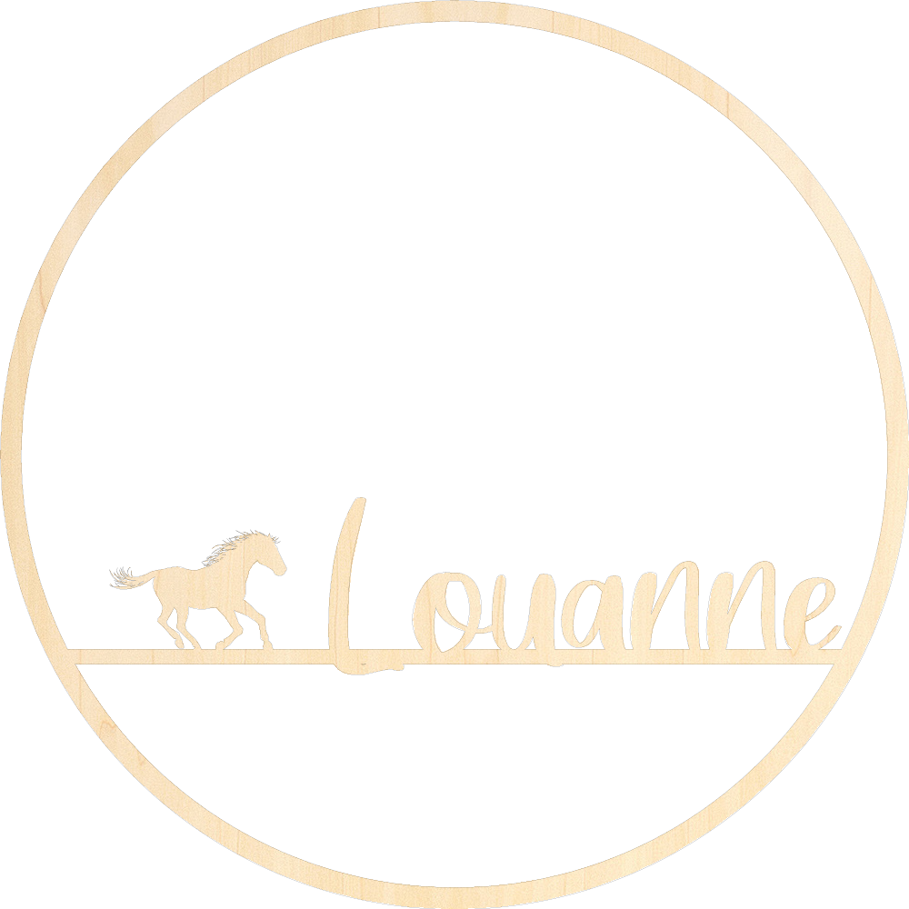 Gepersonaliseerde Hoepel 'Louanne'