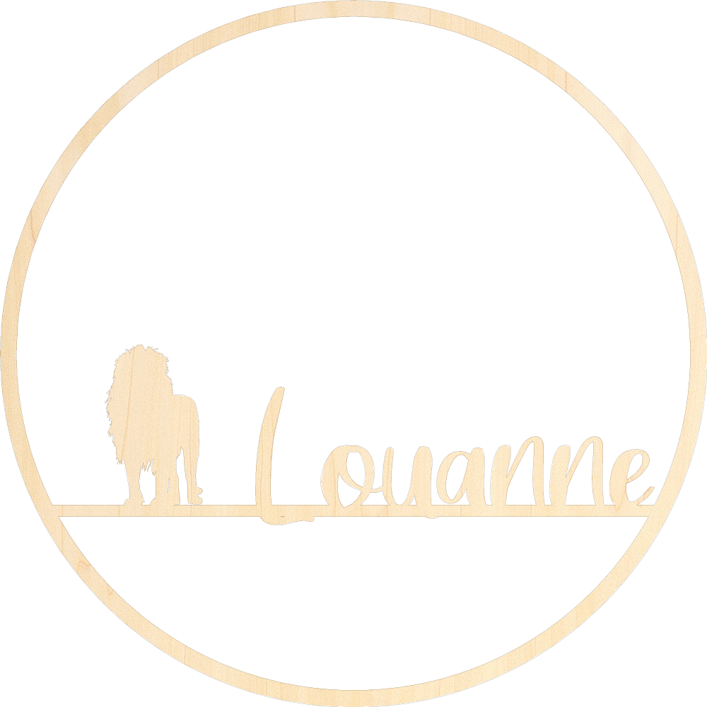 Gepersonaliseerde Hoepel 'Louanne'