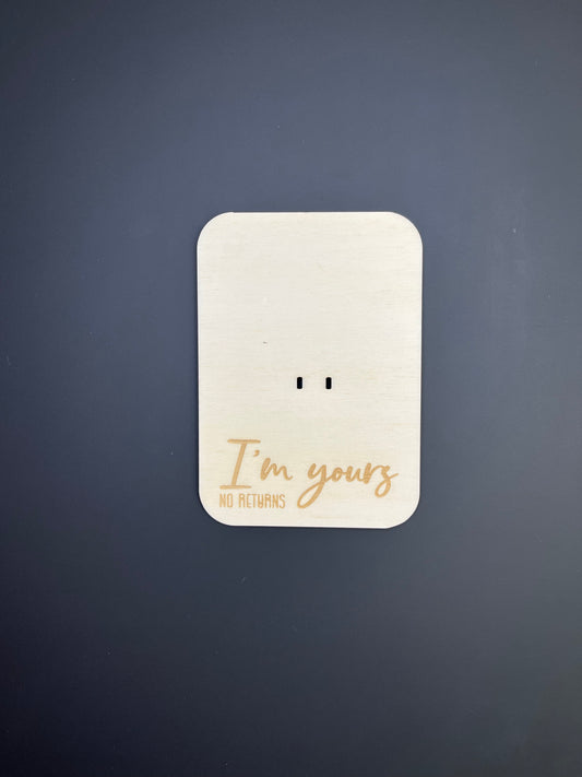 Wenskaart I’m yours